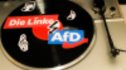 Der Artikel beschreibt wie die politisch rechte und linke Szenen Musik dafür nutzt ihre Ideologien und Werte weiterzugeben. 