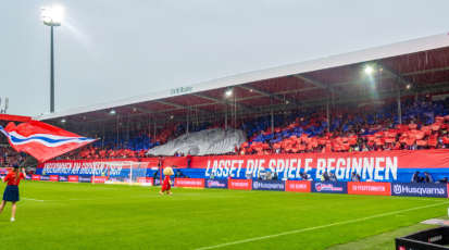 Fan-Choreo beim ersten Heimspiel