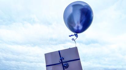 Blauer Ballon