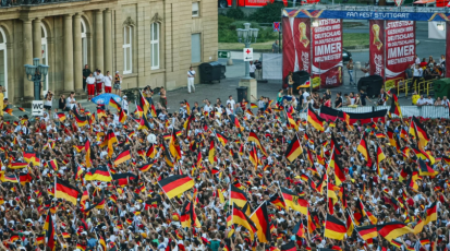 Der Stuttgarter Schlossplatz bei der WM 2006