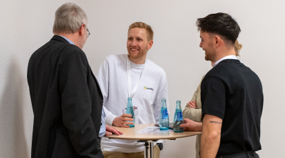 Till beim Speed-Dating mit einem möglichen Investor
