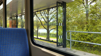 Ausblick aus der Stadtbahn