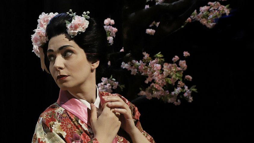 Stamatia in der Rolle der Madama Butterfly. 