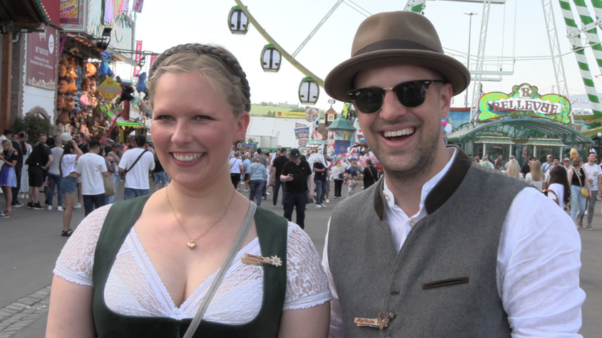 Paar in Tracht