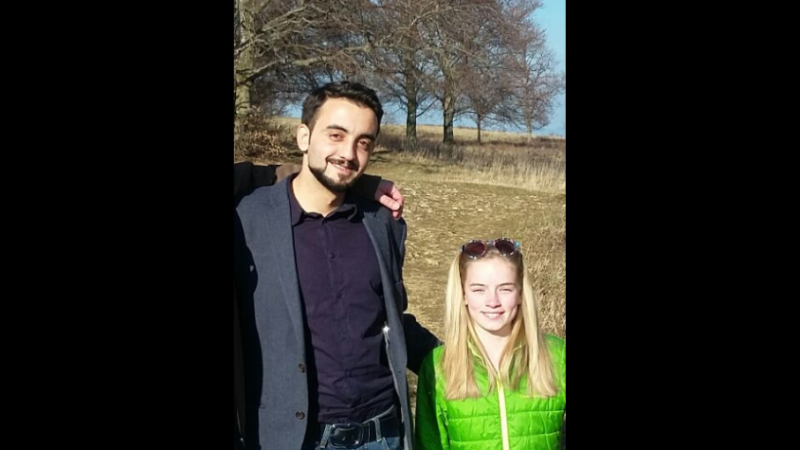 Eiad und ich, als ich noch klein war, bei einem Ausflug.