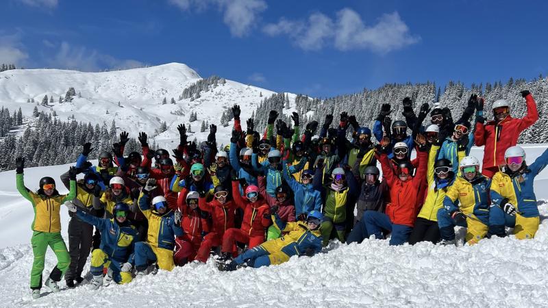 Aufklären um etwas zu bewirken, teil der Ausbildung zum Skilehrer ist es über das Klima aufgeklärt zu werden.