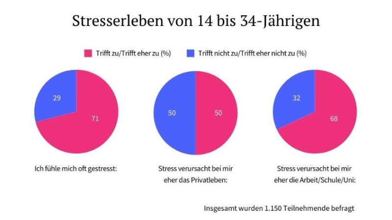 Umfrage: Stresserleben junger Menschen