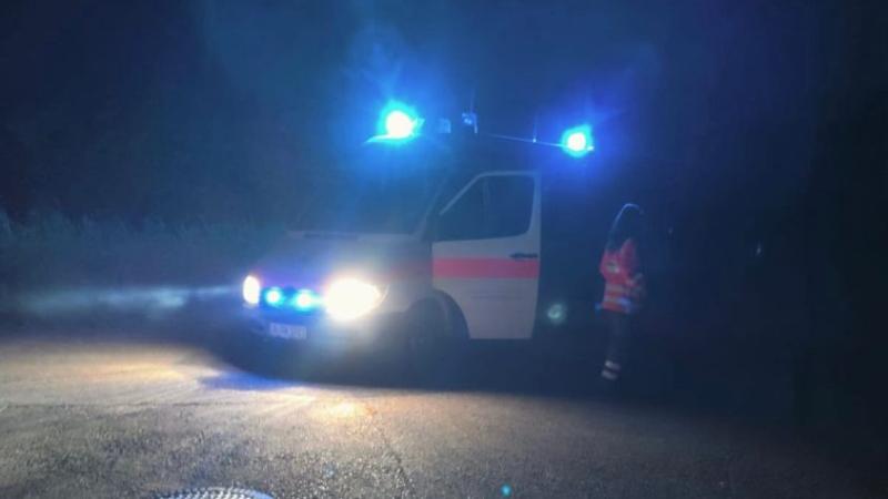 Rettungswagen in der Nacht